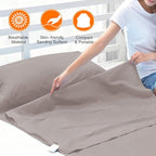 Sleeping Bag Liners Lightweight Travel Camping Sheet Sleep Bag Liner Adults Lightweight Warm Weather Hotel Compact Portable Sleeping Sack Indoor Outdoor Hostels Traveling Backpacking Hiking Blankets