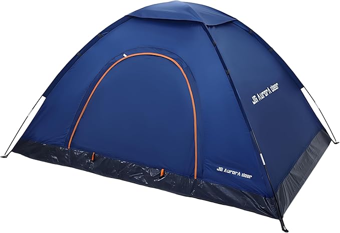 1/2/3/4 Person Tents Waterproof&Windproof Family Tents Camping-Tent,Lightweight Portable Pop Up Tent for Camping,Hiking,Mountaineering or Beach Easy to Set Up Adventures Carry Bag