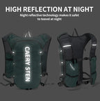 Carey STEN Hydrated Backpack, Running Vest, paired with a 1.5L Water Bag Hiking Backpack, Suitable for Running, Hiking, Marathon, and Both Men and Women