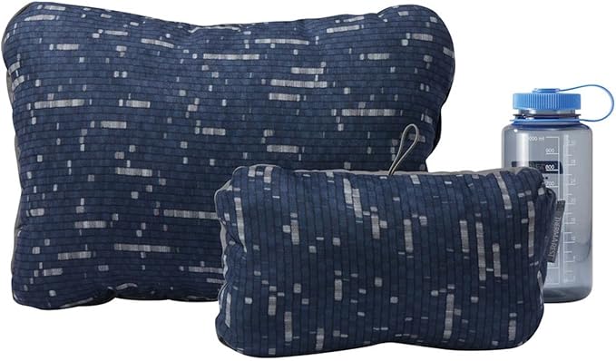 Therm-a-Rest Compressible Cinch Camping and Backpacking Pillow, Regular - 14 x 18 Inch, Warp Speed Print