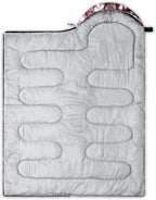 QOOMO Camping Sleeping Bags,3 Season Warm & Cool Weather,Lightweight,Waterproof Sleeping Bags for Adults & Kids,Traveling,and Outdoors,Camping Gear Equipment