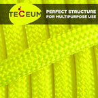 TECEUM 5/32" Paracord Rope 1000 – 1000ft / 200ft / 100ft / 50ft – Tactical Parachute Cord 4mm – 45+ Colors – Nylon String for Survival & Camping Gear – Stripe Cord for Survival – Utility Rope