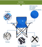 ZONEMEL Portable Camping Chair, Arm Rest Design, Fully Cushioned Seat and Back, Side Pocket, Cup Holder, and Carry Bag, Collapsible Chair for Camping, Saunas, Beach, Tailgates and Sports