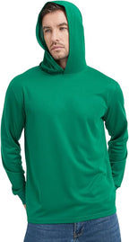 ProtectX High Visibility Sun Protection Lightweight Long Sleeve Hoodie, UPF 50+ Quick-Dry, SPF UV Shirt, Active Wear