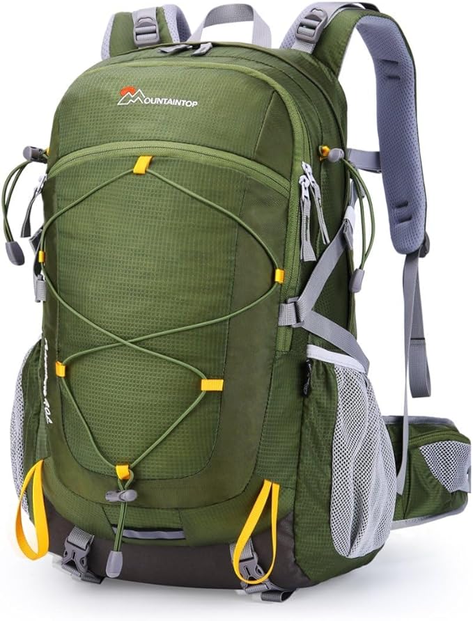 MOUNTAINTOP Hiking Backpack,Lightweight Travel Backpack for Men Women Outdoor Backpacking, Camping