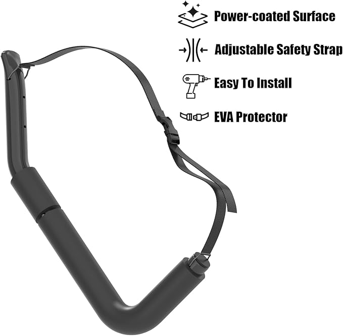 UNITEDPOWER Kayak Storage Racks, Heavy Duty Garage Hangers, Jumbo Wall Hooks for Canoe, Ladder, Bicycle, Folding Chairs, Surfboard, Snowboard, Hose and Tools