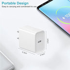 iPhone 17 16 15 Charger: Fast Charging - USB C Charger - i Phone 17 16 Charging with 3 Pack Cable for iPhone 17/17 Pro Max 16/16 Plus/16 Pro/16 Pro Max