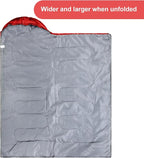 Tudomro 2 Pcs Camping Sleeping Bag for Adults, Lightweight Packable Waterproof Camping Gear Equipment to Keep Warm for Spring Summer Fall Indoor Outdoor Backpacking Hiking Travel