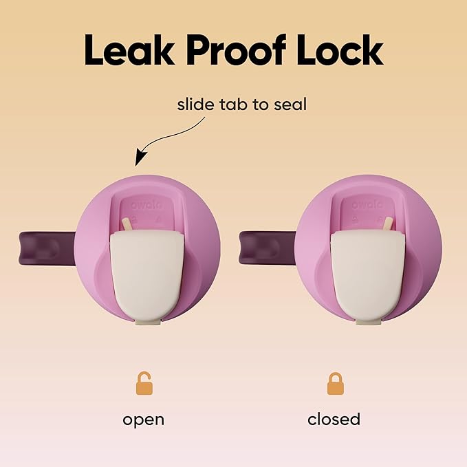 Owala FreeSip Tumbler Insulated Stainless Steel Water Bottle with Built-in Straw and Side Handle, For Travel, Work, School, and Sports, 40oz, BPA Free, Leak Proof, Deaybreak