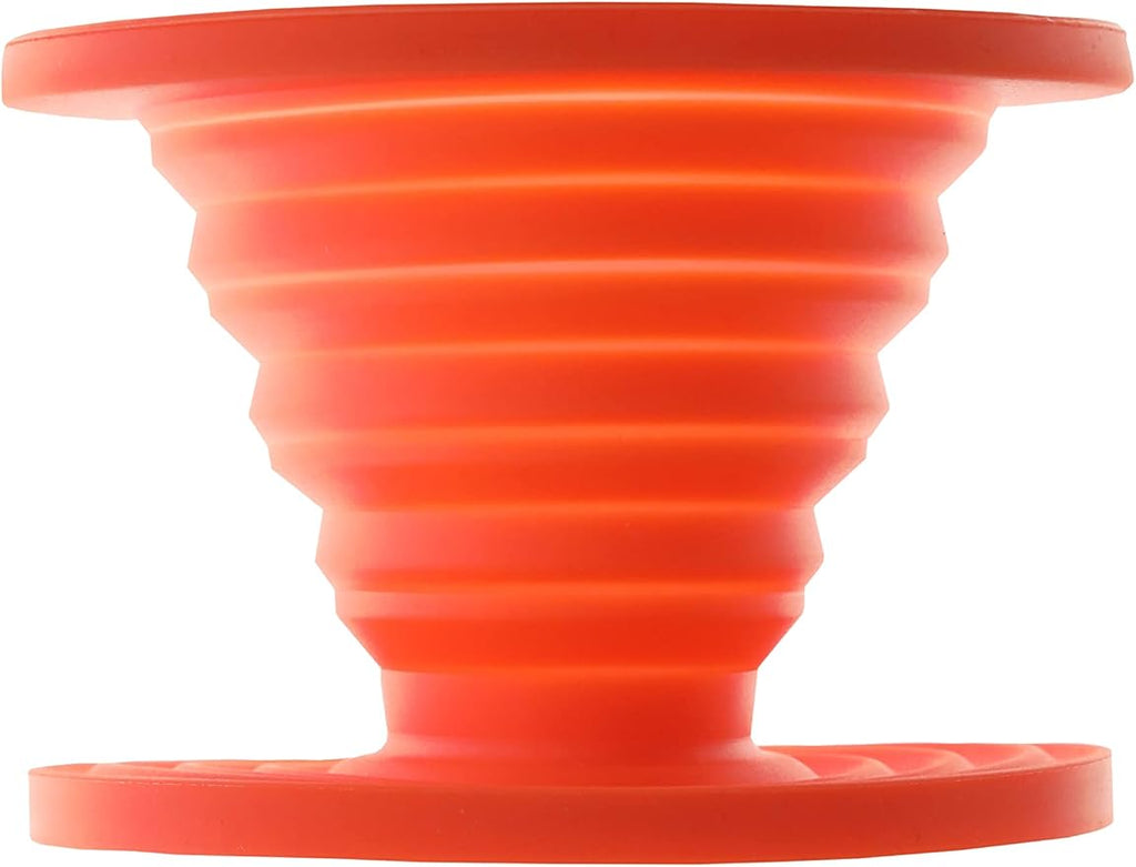 ust Collapsible Flexware Coffee Drip with Strong, Flexible, Compact, BPA Free Design and Lid Seal for Hiking, Backpacking, Camping and Outdoor Survival, Orange, One Size (20-CKT0019-09)