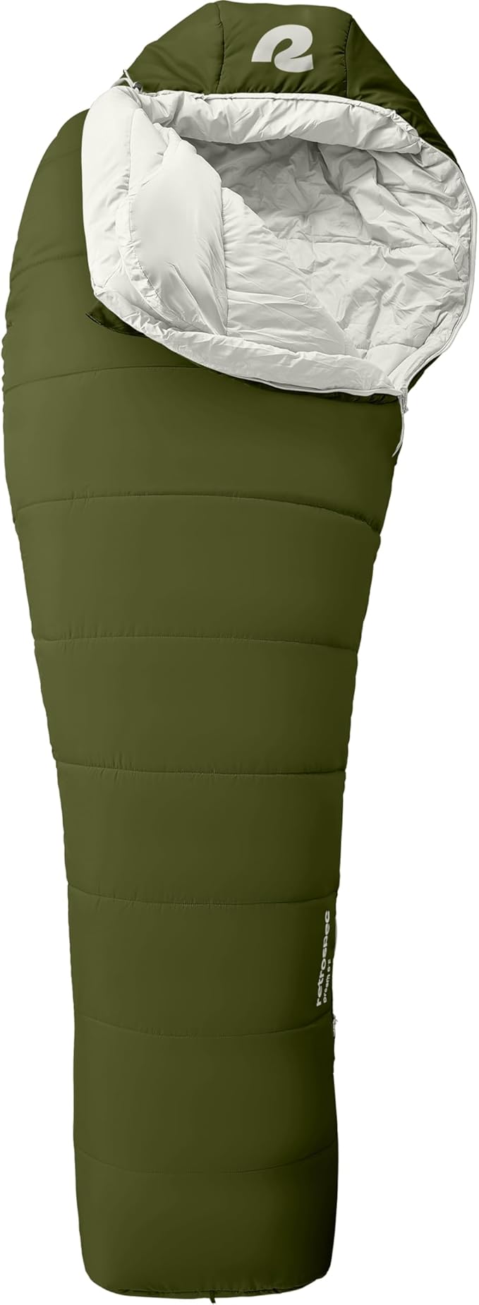 Retrospec Dream Sleeping Bag - 5, 15, 30 Mummy for Camping, Insulated Cold Weather, Lightweight Stuff Sack, Water-Resistant, Adjustable Draw Cords, Adult