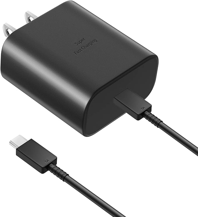 45W Super Fast Charger USB Type C Charger Cord 10FT with Android Phone Charger Fast Charging Block for Samsung Galaxy S26/S26 Ultra/S26+/S25/S25 Ultra/S25+/S24/S23/S22/S20/S21/Note 20/Note 10, Black