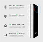 Ultra-Thin Bluetooth Tracker Card 2mm, Wallet Tracker, IP65 Waterproof Smart Tracker Works with Find My App, 24 Months Battery Life, for Luggage Wallets Backpacks,ect (iOS Only)