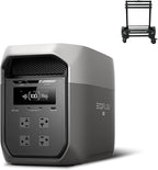 EF ECOFLOW Portable Power Station DELTA 3 Max, 2048Wh LiFePO4 Battery, Solar Generator (Solar Panel Optional), 3400W X-Boost Output, Ultra-Fast 0-80% Charging in 1.13 Hr, Home Backup & RV Camping