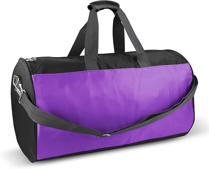 C&F BOGMOST Small Travel Duffel Bag Foldable Waterproof Gym Bag for Gym Beach Swim Bag Men Women Duffle Bag Lightweight Oxford Cloth Sports Bag-Purple