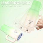 40 oz Tumbler with Handle and Straw or Convert to 40 oz Insulated Water Bottle Fits in Cup Holder. Stainless Steel Metal Water Flask with 2 Lids for Travel,Camping,Gym Sports Coffee Mug Thermal Cup