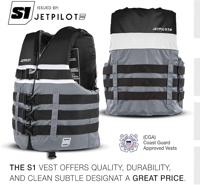 Jetpilot S1 Nylon Coast Guard Approved Life Vest PFD