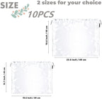 10 Pack Dust Bags for Purses and Handbags, Silk Dust Cover Storage Bag with Drawstring Travel Storage Pouch for Handbag Purse Shoes Boots (White, 23.6 × 19.6 in)