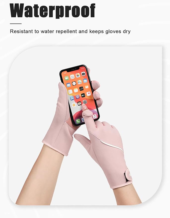 RIGWARL Sports Autumn Winter Cycling Gloves Touchscreen Warm Resistant Windproof Thermal Gloves for Women and Men