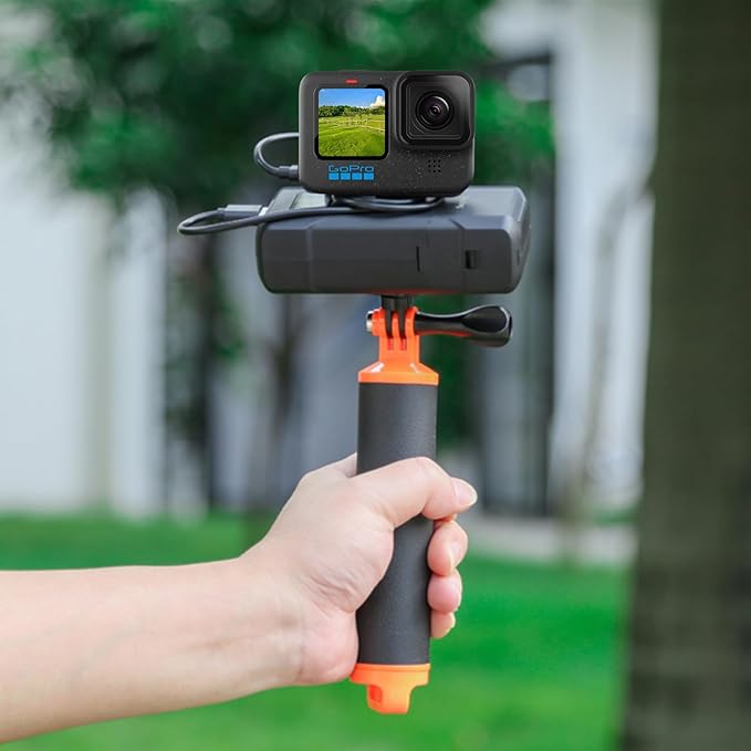 Suptig Power Bank with Battery Charger, 10,000mAh Battery Pack Charger Box Compatible for Gopro Hero 12, Hero 11, Hero 10, Hero 9, Hero 8, Hero 7, Hero 6, Hero 5.