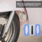 Tracker Device for Vehicles,GPS Car Tracker,No Monthly Fee Anti-Lost Car Locator Works with Find My(iOS Only),Mini Hidden Car Tracker with Magnetic Case (White,2PCS)