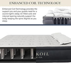 King Koil Luxury California King Size Air Mattress with Built-in High-Speed Pump Best for Home, Camping & Guests, 20" Double High Airbed Adjustable Blow Up Mattress, Waterproof, 1-Year Warranty