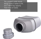 Boundless Voyage 1100ml Titanium Military Canteen Lightweight Camping Water Bottle with Storage Bag, BPA-Free Outdoor Hydration for Hiking, Backpacking & Survival Gear Ti2047C