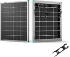 Renogy Bifacial 115 Watt 12 Volt Solar Panel Monocrystalline Rigid High-Efficiency PV Module Power Charger for RV Marine Rooftop Farm Battery and Other Off-Grid Applications