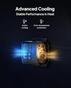 BLUETTI Charger 1, 560W Alternator Charger, Fast DC-DC Charging for Portable Power Stations, 6X Faster Than Car Cigarette Lighter, Compatible with 95% Solar Generator, Perfect for Road Trips, RVing