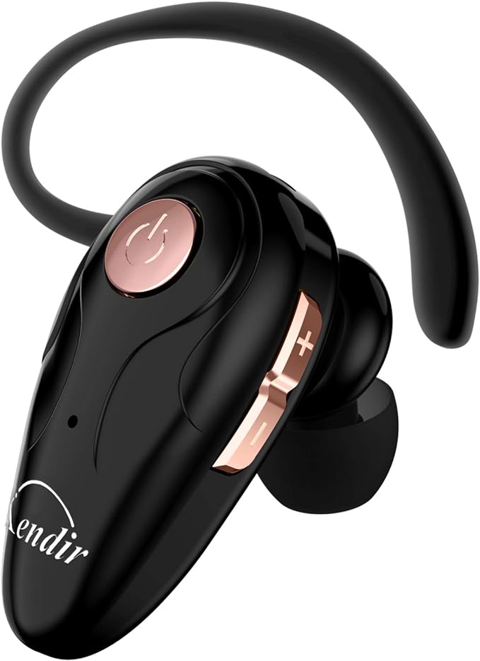 Bluetooth Headset, V5.0 Ultralight Wireless Headphone Cell Phone Earpiece with Mic Headsetcase,Volume Control, Handsfree Earbud,Compatible with Android/iPhone/Smartphones/Laptop