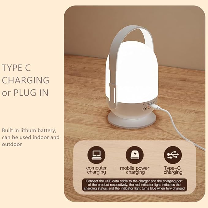 Lanterns for Power Outages, Dimmable Rechargeable Battery Operated Lights, Portable Outdoor Camping Lights for Hiking Emergency Survival (4)