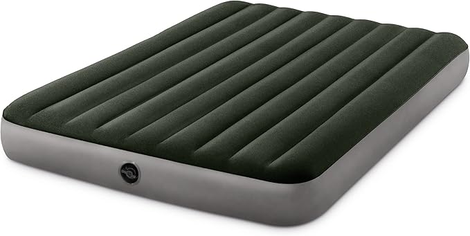 Intex 64109E Dura-Beam Standard Prestige Air Mattress: Fiber-Tech – Queen Size – 10in Bed Height – 600lb Weight Capacity – Pump Sold Separately