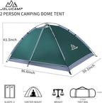 1/2/4/5/6 Person Dome Tents for Camping, Lightweight Portable Backpacking Tent, Small Easy Set Up Outdoor Waterproof Camping Hiking Tent for Adults