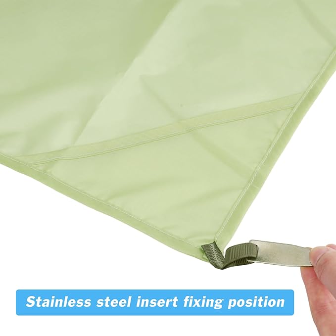 Picnic Blanket Waterproof – Packable Sand Proof Beach Blanket (0.42lb/0.66lb), Compact & Foldable, Fits in Pocket with Integrated Stakes, Ideal for Camping, Hiking, Travel, Concert, Festival