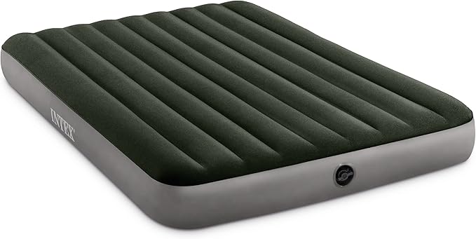 Intex 64109E Dura-Beam Standard Prestige Air Mattress: Fiber-Tech – Queen Size – 10in Bed Height – 600lb Weight Capacity – Pump Sold Separately