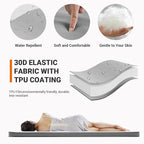 KingCamp Self Inflating Camping Pad, Ultra 6" Thick or Ideal 3" Thcik High R Value Air & Foam Camping Mattress, Full Size Double Sleeping Pad 2 Person for Camp Tent Outdoor Car, Multi Colors, PVC Free