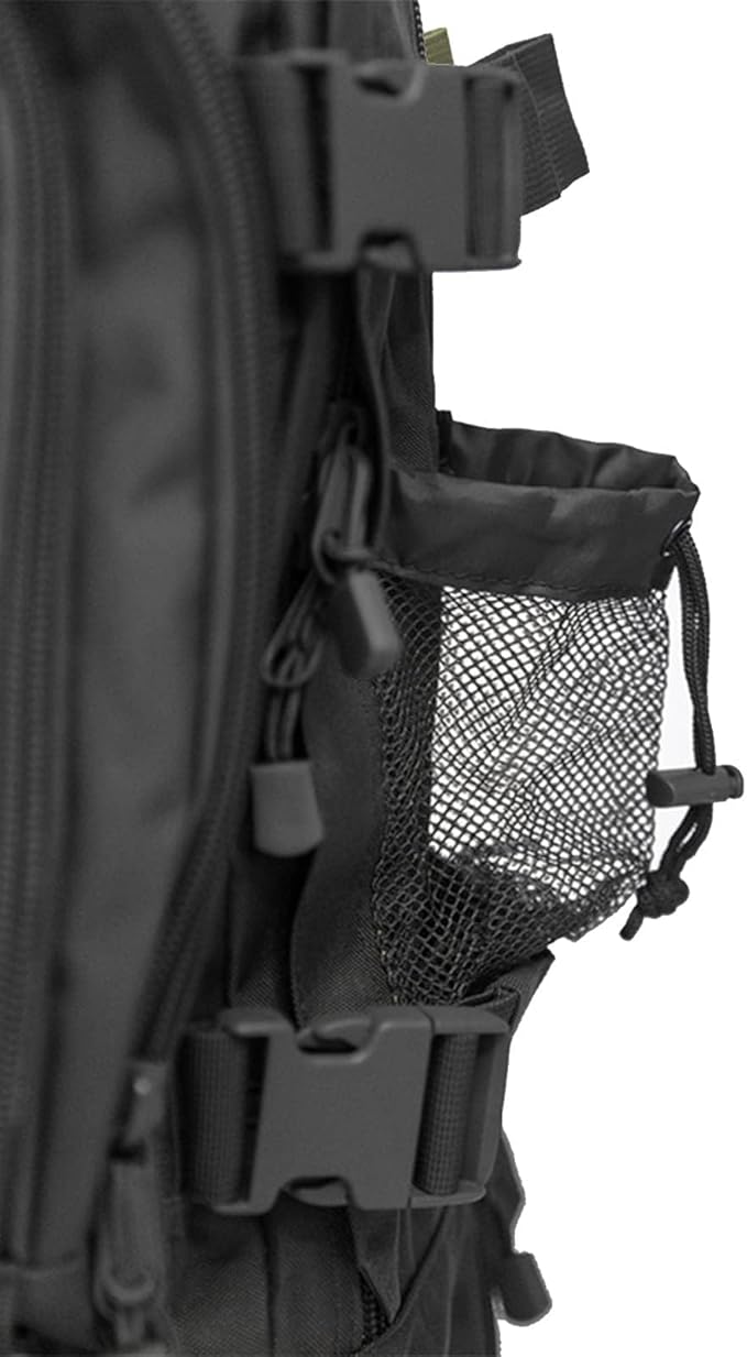 Tactical Backpack Military Hiking Daypack - Molle Backpack for Men 3 Day Assault Pack Bug Out Bag for Camping Travel Army Hunting Gym Rucksack Survival (Black)