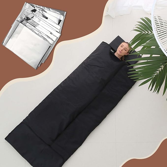 Kanayu 100 Pack Emergency Thermal Blankets Bulk 64 x 84 Disposable Foil Space Blankets for Survival First Aid Camping Hiking Outdoor