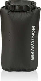 30D Nylon Waterproof Storage Sack for Camping, Hiking and fishing- Roll Top Closure-Portable Waterproof Dry Bag-Keeping Luggage Dry and Organized(5L/Black)