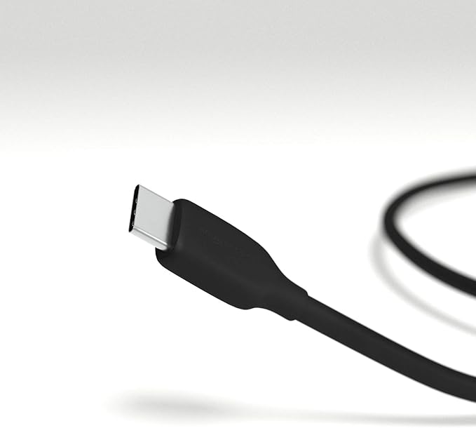 Amazon Basics USB-C to USB-A 2.0 Fast Charging Cable, 480Mbps Speed, USB-IF Certified, Fast Data Transfer, for Apple iPhone 16/15, iPad, Samsung Galaxy, Tablets, Laptops, 6 Foot, Black (Pack of 2)