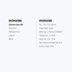 Claymore Capon 40B Black Clip-On Cap Light – USB-C Rechargeable 230LM LED Headlamp | 3 Light Modes 180° Adjustable Beam IP54 Water Resistant Up to 12 Hrs Runtime for Camping, Running, Outdoor