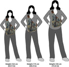 KL928 Canvas Sling Bag - Small Crossbody Backpack Shoulder Casual Daypack Rucksack for Men Women(Large Version)