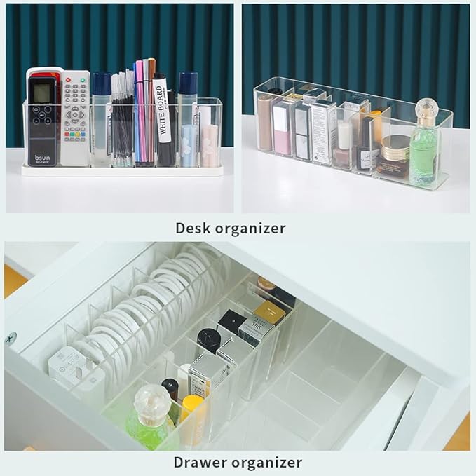 Charger Cable Cord Storage Organizer Box - 2 Pack With Lid - Easy Storage Without Cable Ties
