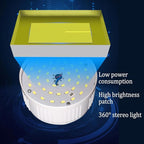 Solar Lamp Camping LED Tent Lights Remote Control 4000mah 5 Mode USB Rechargeable Portable Waterproof Lantern Blub Hanging Hook for Indoor Home Outdoor Emergency Courtyard Power Outage 2 Pack