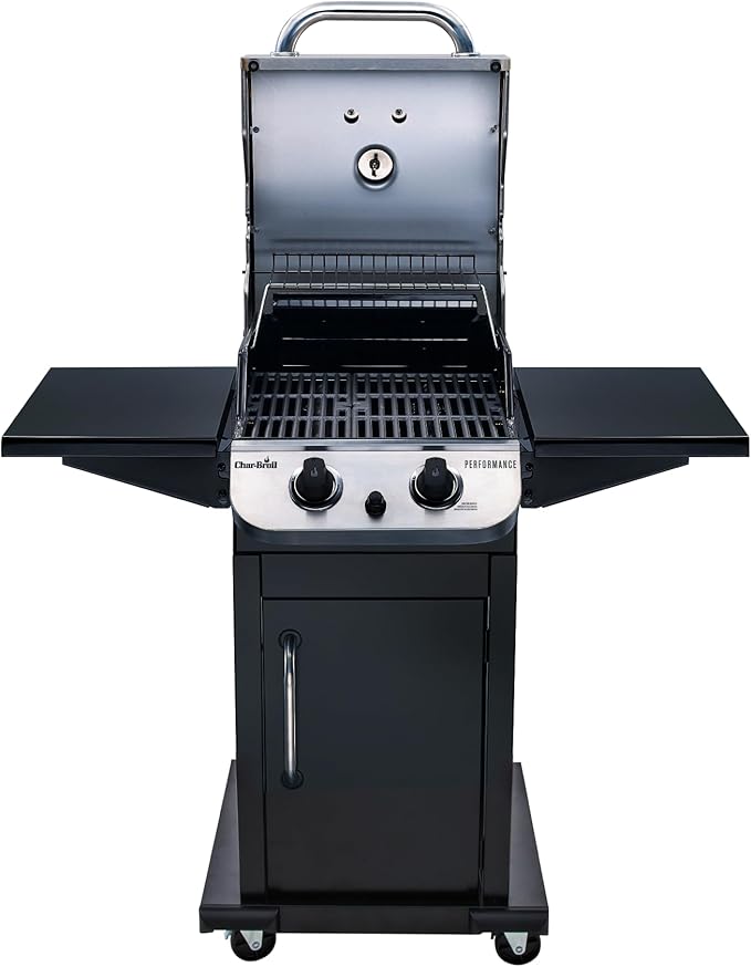 Char-Broil Performance Series Convective 2-Burner Cabinet Propane Gas Stainless Steel Grill - 463673519P1