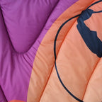 Camping Blanket, Puffy Waterproof Travel Blanket, Warm Cozy Picnic Blanket, for Outdoors, Travel, and Mountain.(West Cowboy, 78" x 56")