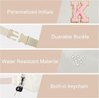 MAXTOP Large Crossbody Fanny Pack with 4-Zipper Pockets,Gifts for Enjoy Sports Festival Workout Traveling Running Casual Hands-Free Wallets Waist Pack Phone Bag Carrying All Phones