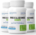 Puregen Labs Meclizine 12.5 mg Antiemetic 600 Caplets Total | Motion Sickness Relief - Prevent Nausea, Vomiting, and Dizziness | Dairy Free | Made in USA | Value Pack – 3 Pack