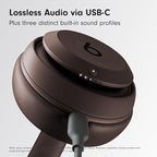 Beats Studio Pro Premium Wireless Over-Ear Headphones- Up to 40-Hour Battery Life, Active Noise Cancelling, Great for Travel & Commuting, USB-C Lossless Audio, Apple & Android Compatible - Deep Brown