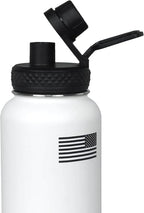 Tactical Pro Supply 32 oz. Patriotic Water Bottles | Decorated in the USA | Made with Premium Stainless Steel Material | Double Wall Vacuum Water Bottle Insulated